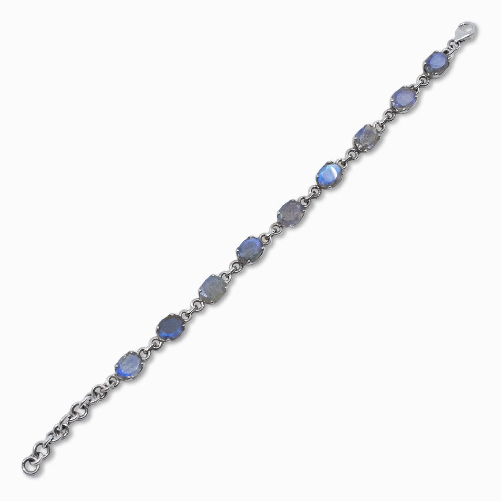 LABRADORITE BRACELET MULTI STONE