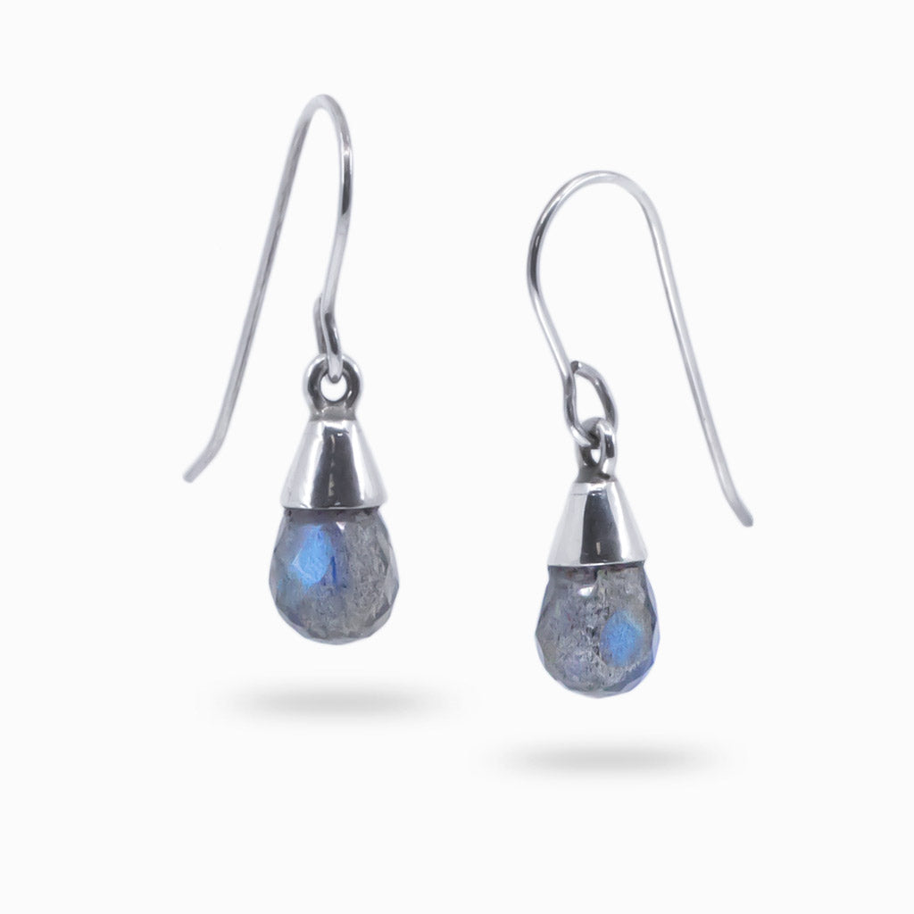 labradorite drop earrings