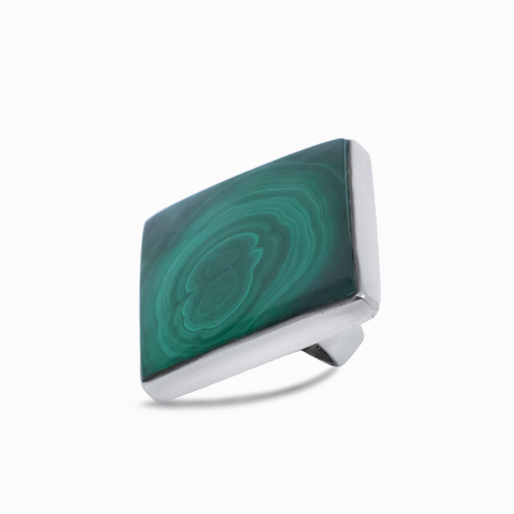 SIDE VIEW MALACHITE RING