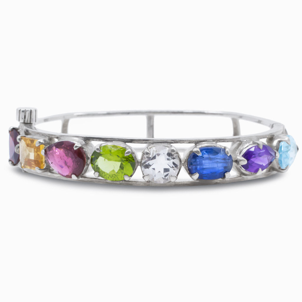 MULTISTONE BANGLE BRACELET
