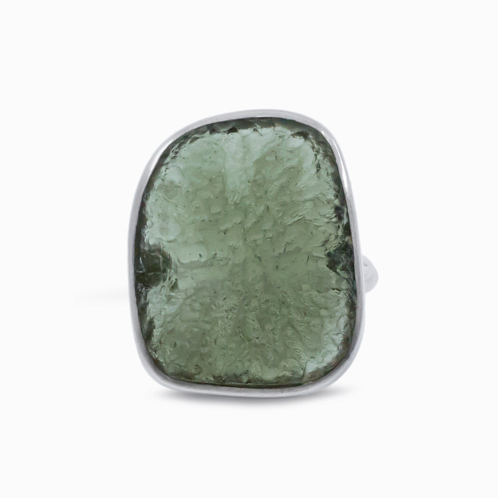MOLDAVITE RING