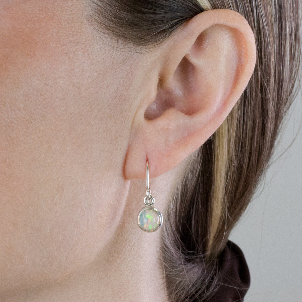 Precious Opal Drop Earrings