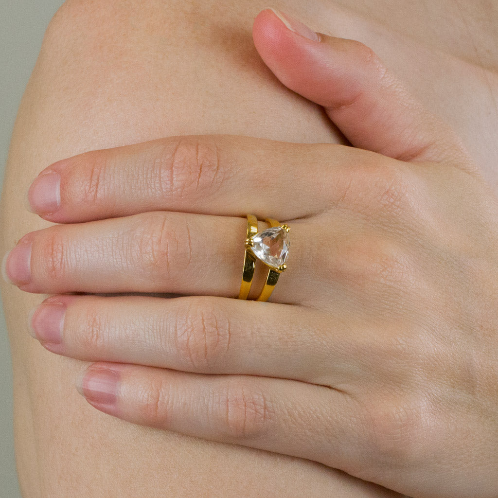 Clear Quartz Ring