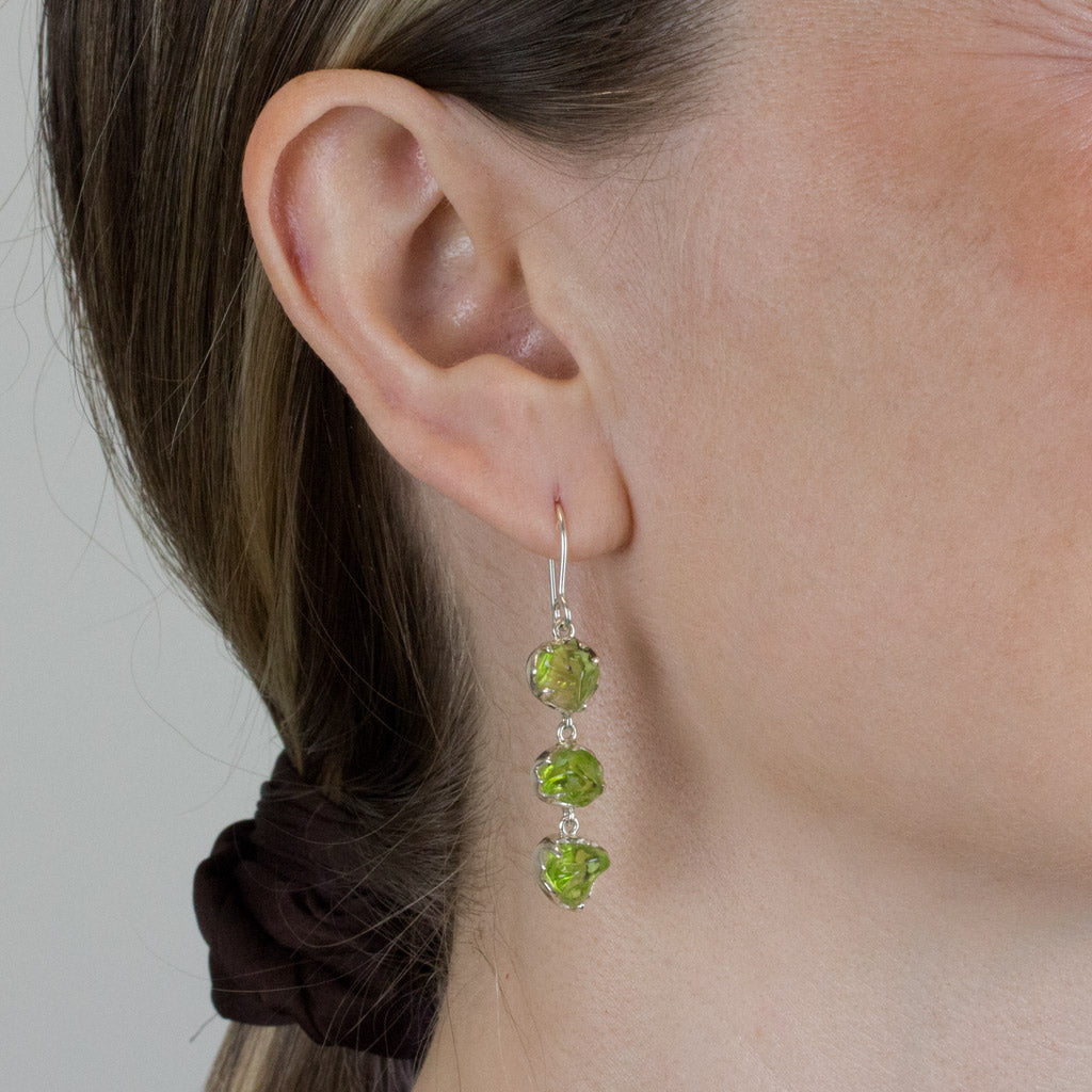 Peridot Drop Earrings