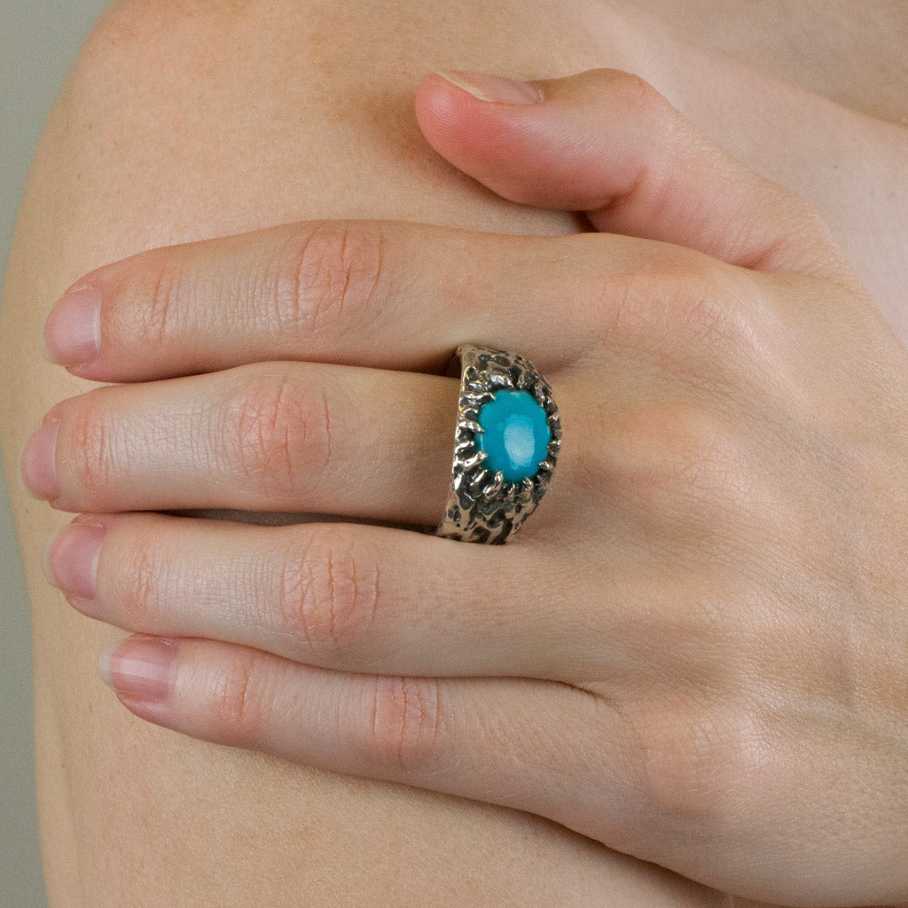 Sleeping Beauty Turquoise Ring