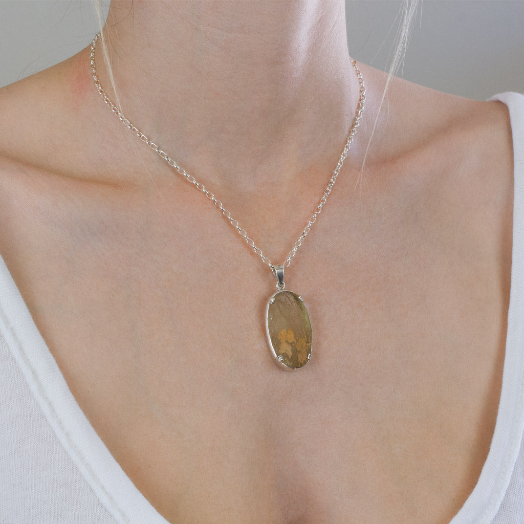 Libyan Desert Glass necklace