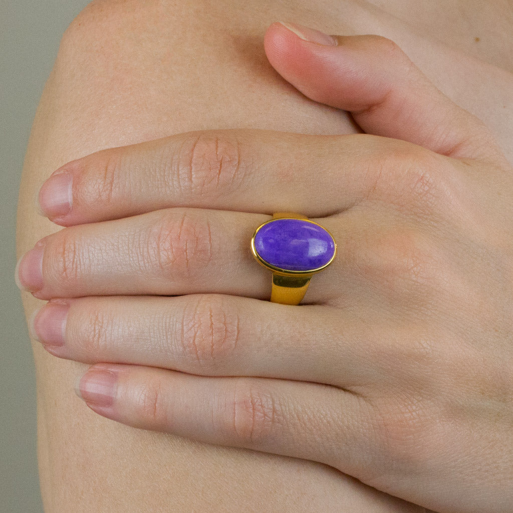Sugilite Ring on Model