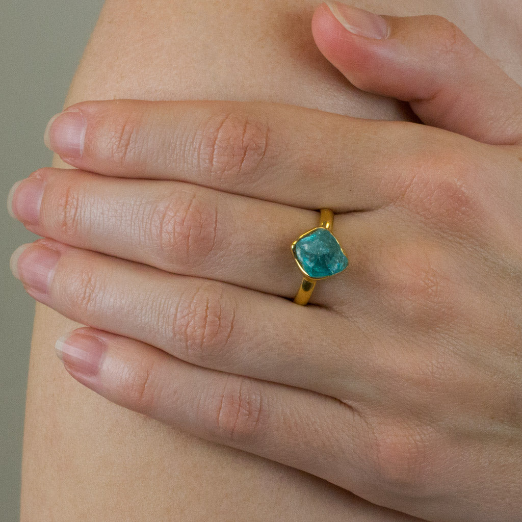 Apatite Ring on model