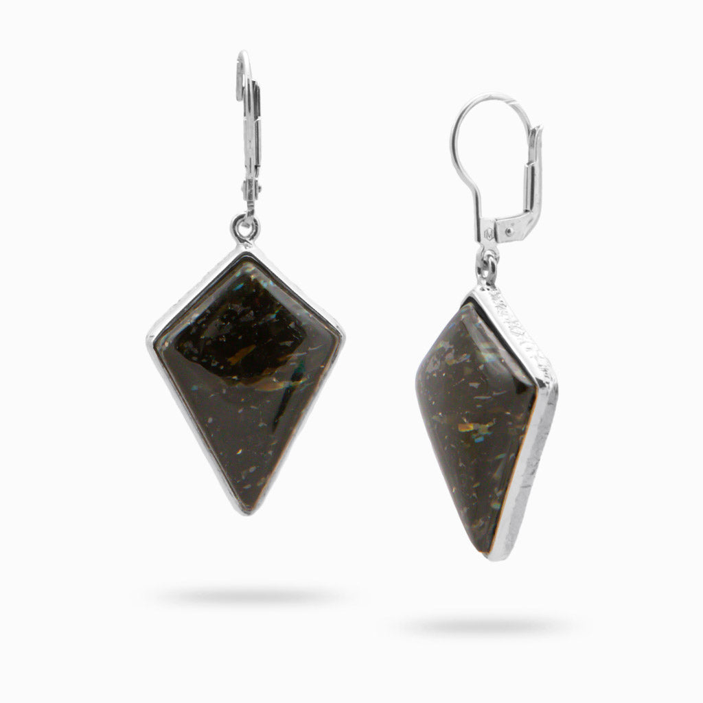 NUUMITE CABOCHON DROP EARRINGS