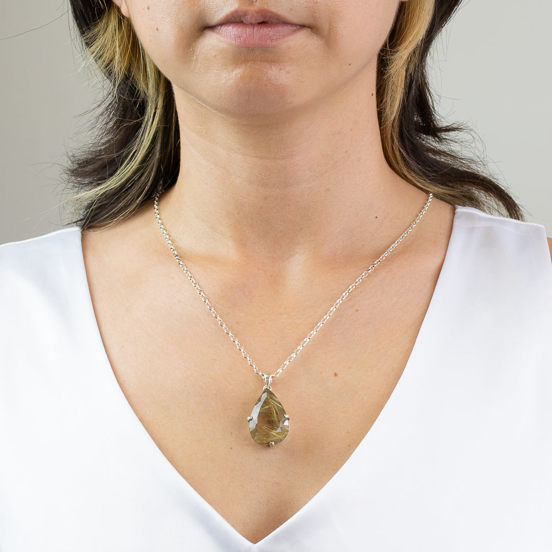 Rutilated Quartz Necklace