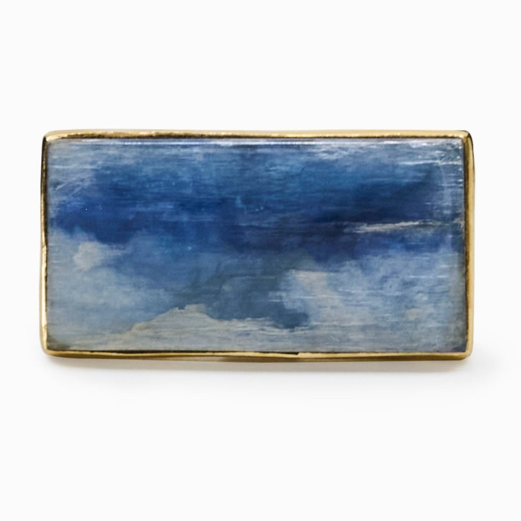 Blue Slice Kyanite ring