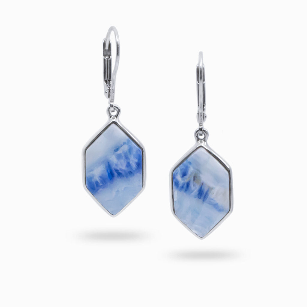 scheelite drop earrings
