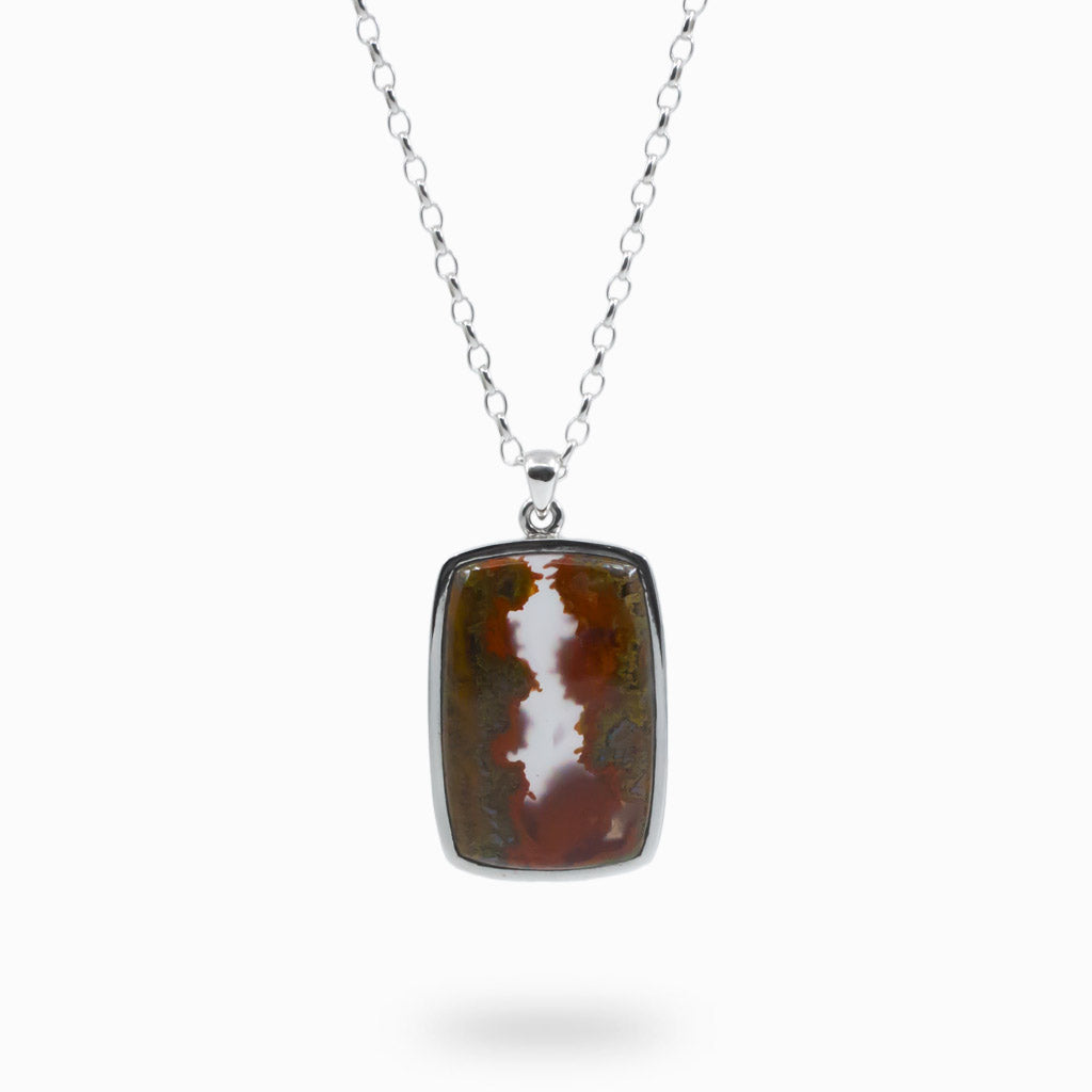 Seam Agate necklace