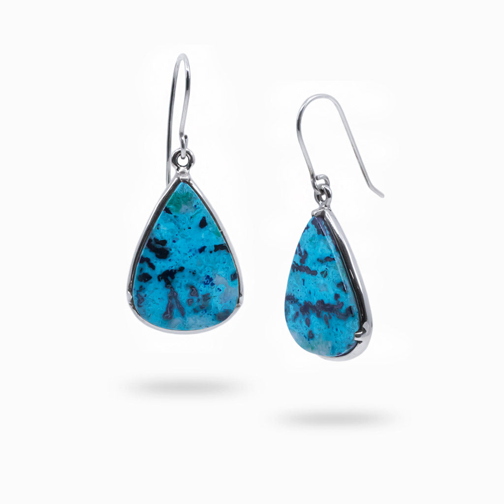 shattickite drop earrings