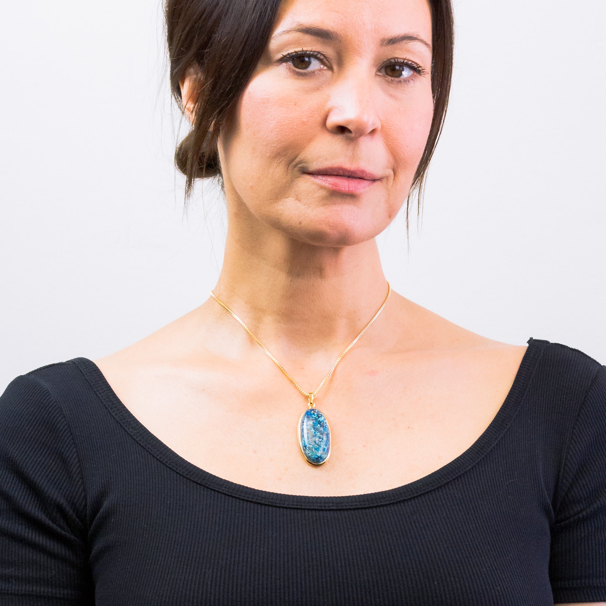 Shattuckite Necklace