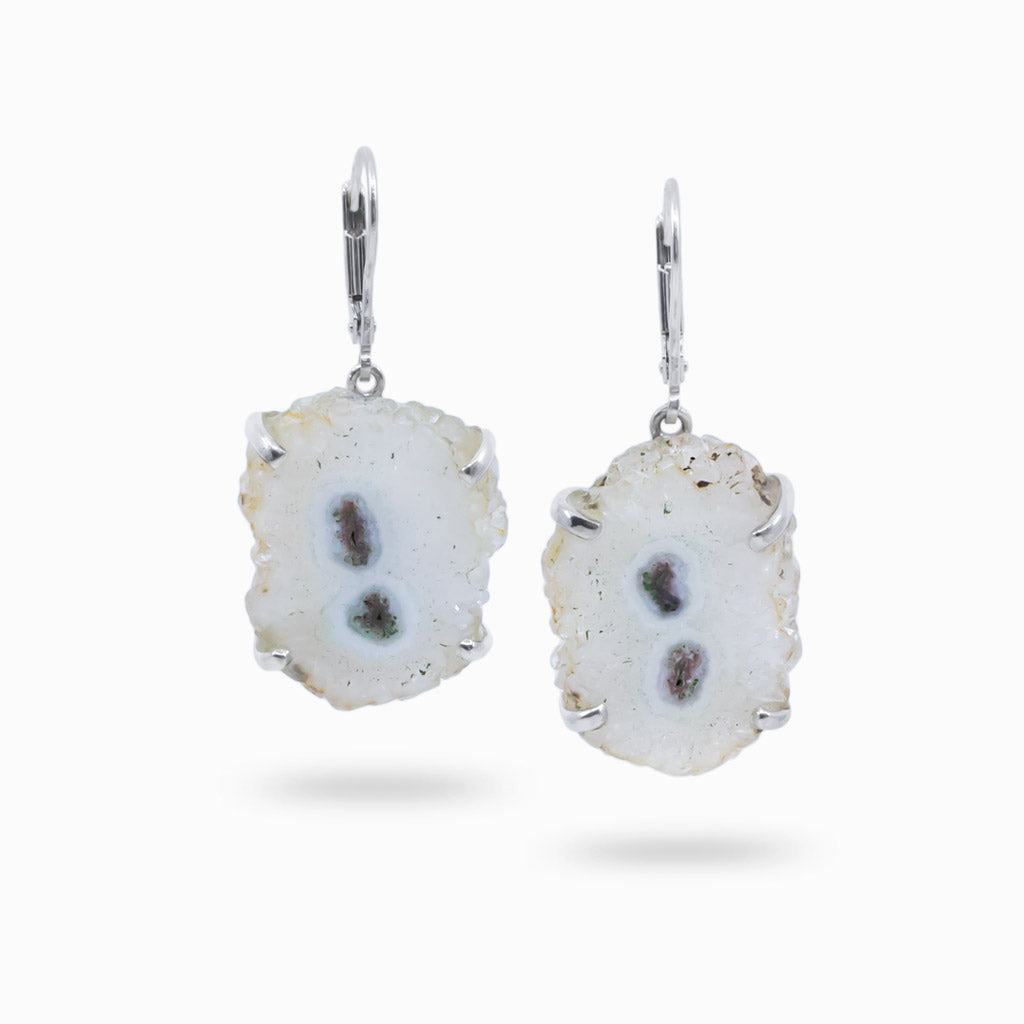 Solar Quartz Eye on sale Earrings