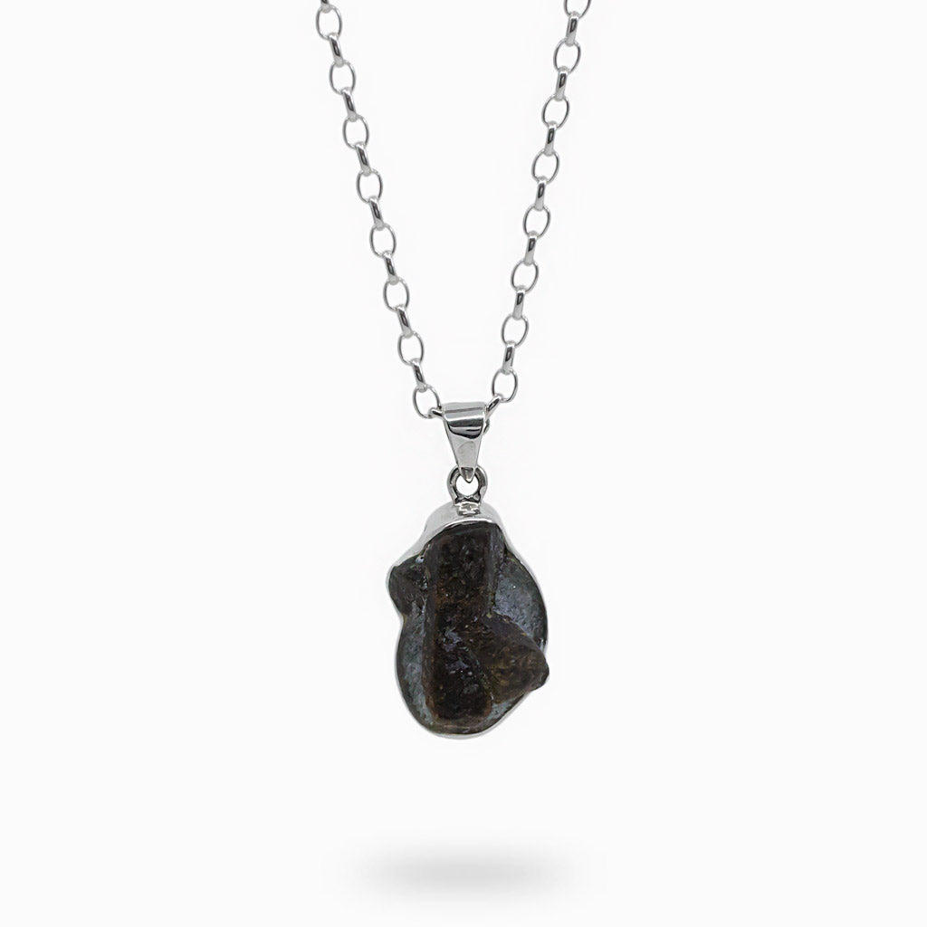 Raw Staurolite necklace
