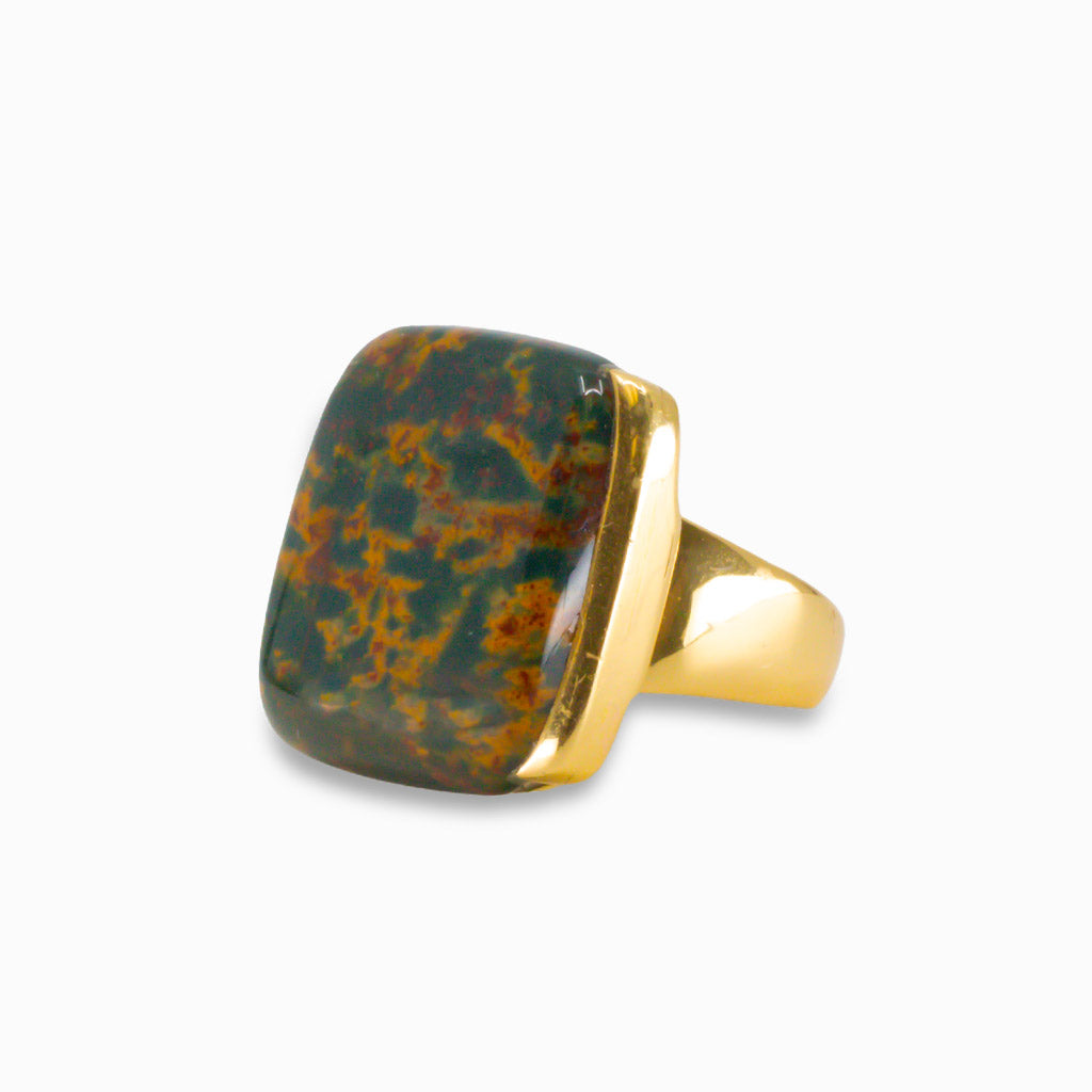 CABOCHON BLOODSTONE RING