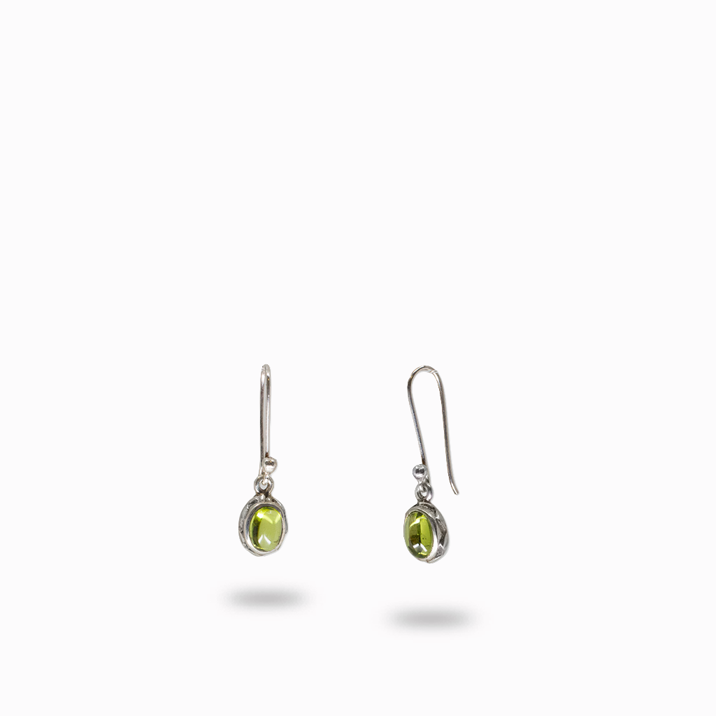 Peridot Drop Earrings
