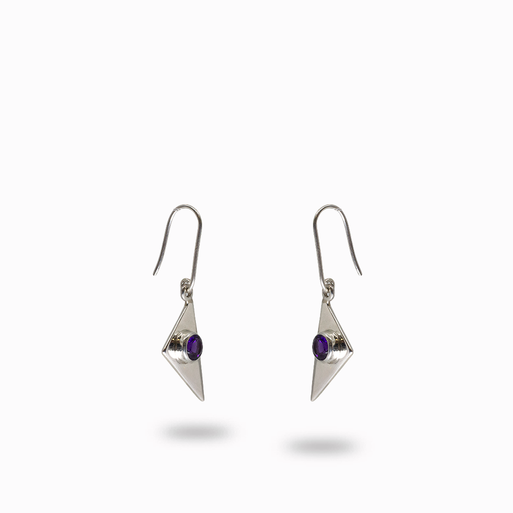 Amethyst Drop Earrings