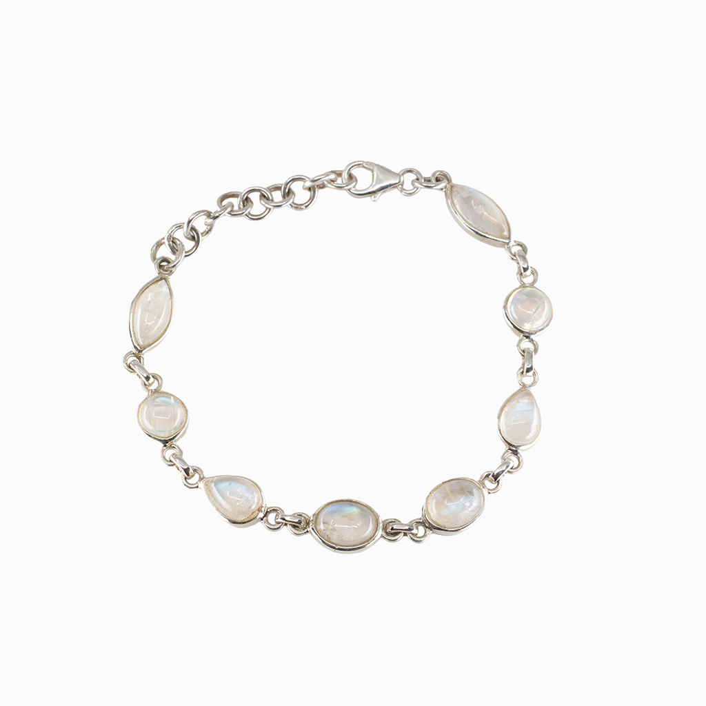 Rainbow Moonstone Bracelet