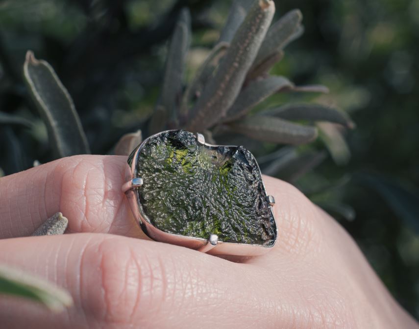 Moldovite Ring Banner