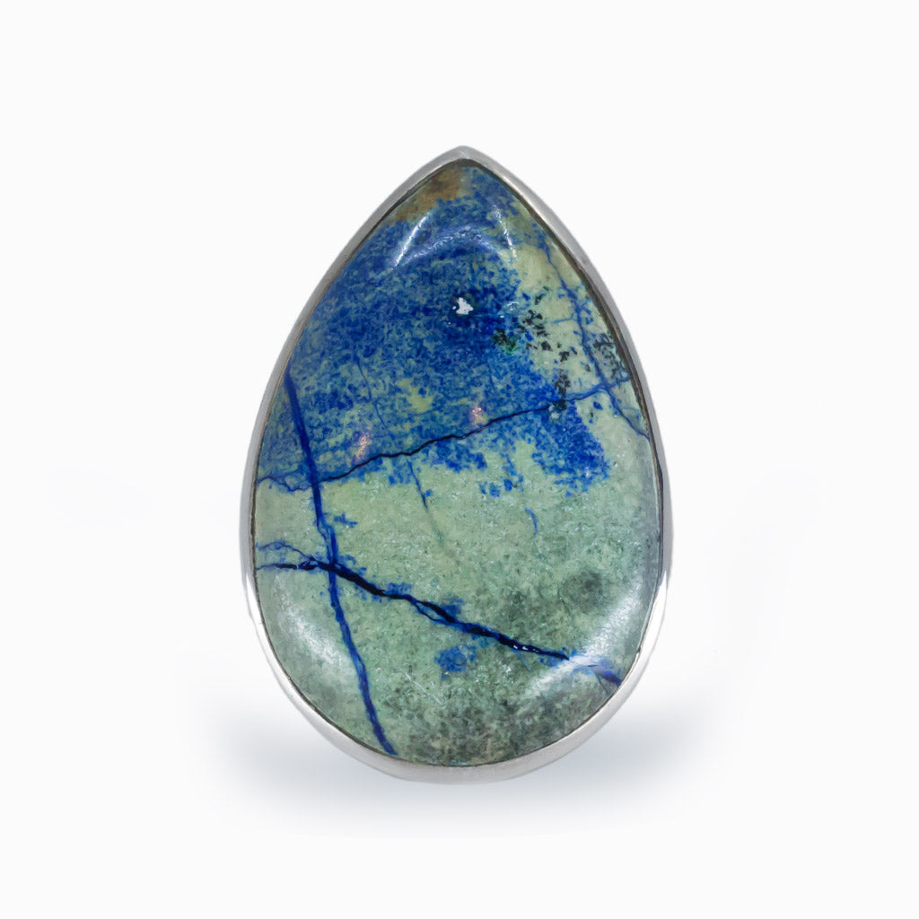 Azurite Turquoise Tear Ring