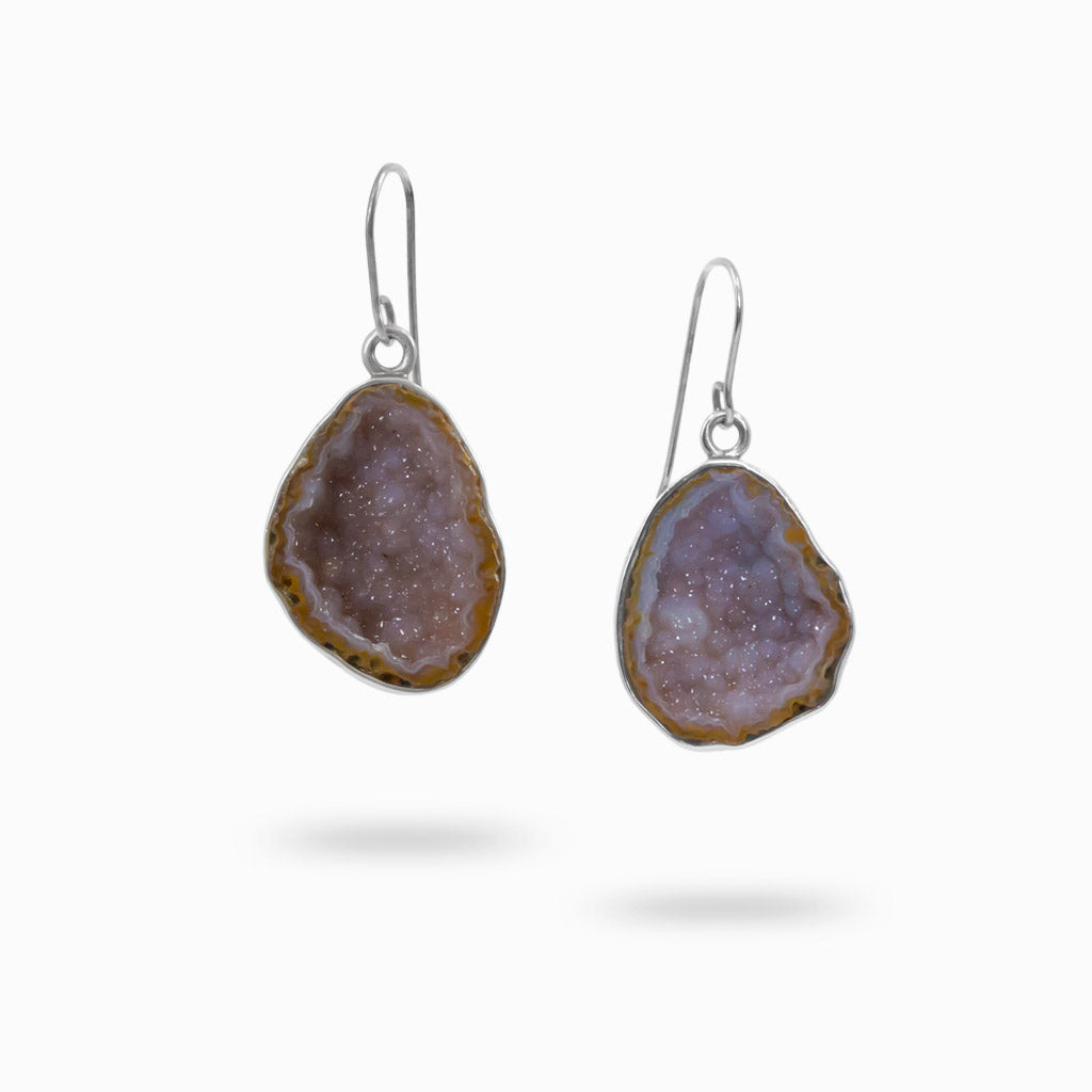Druzy Agate drop earrings