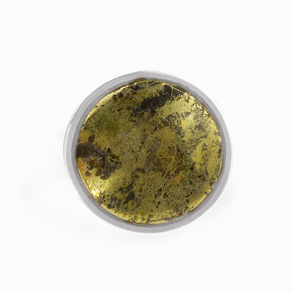 Green Gold Black Apache Gold Ring Made in Earth