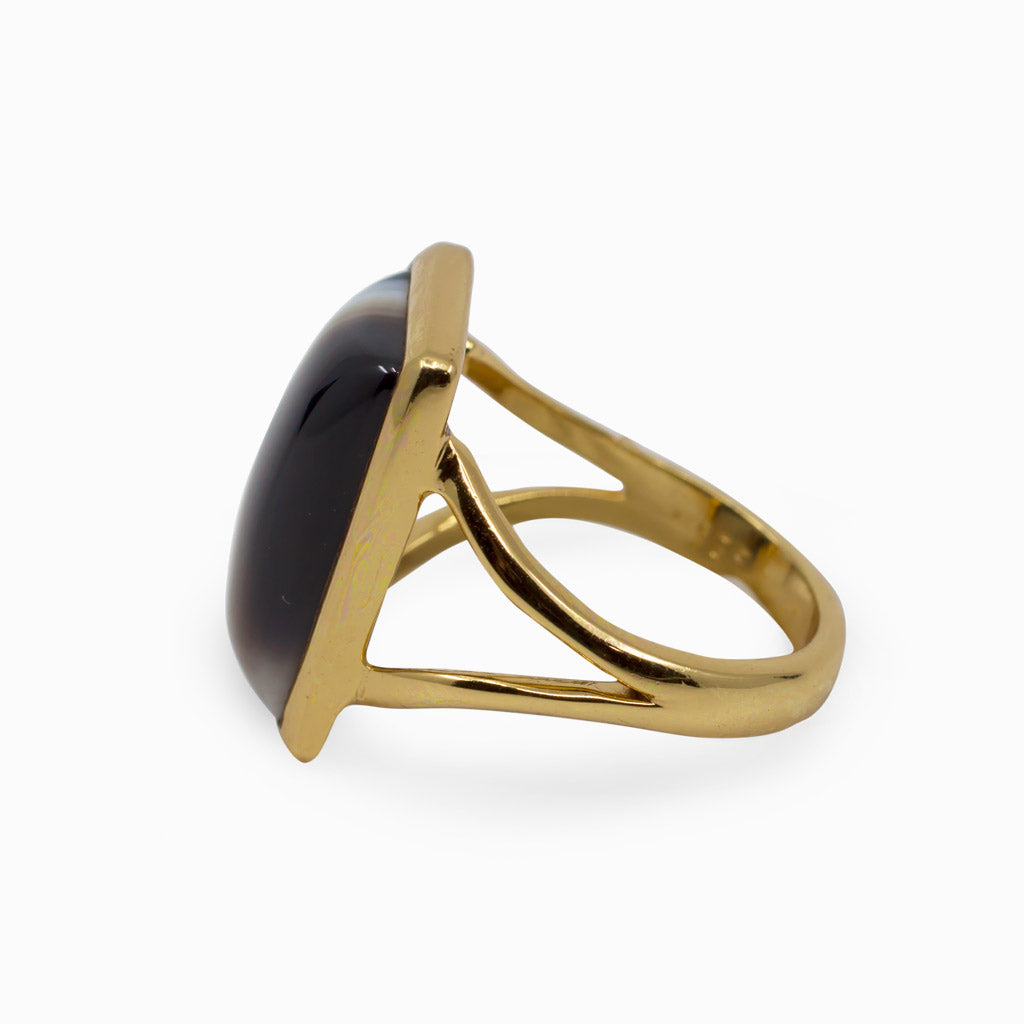 Banded Agate Ring