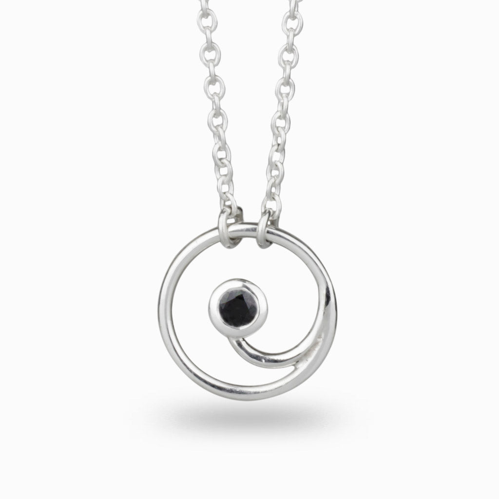 Faceted Onyx Gratitude Necklace