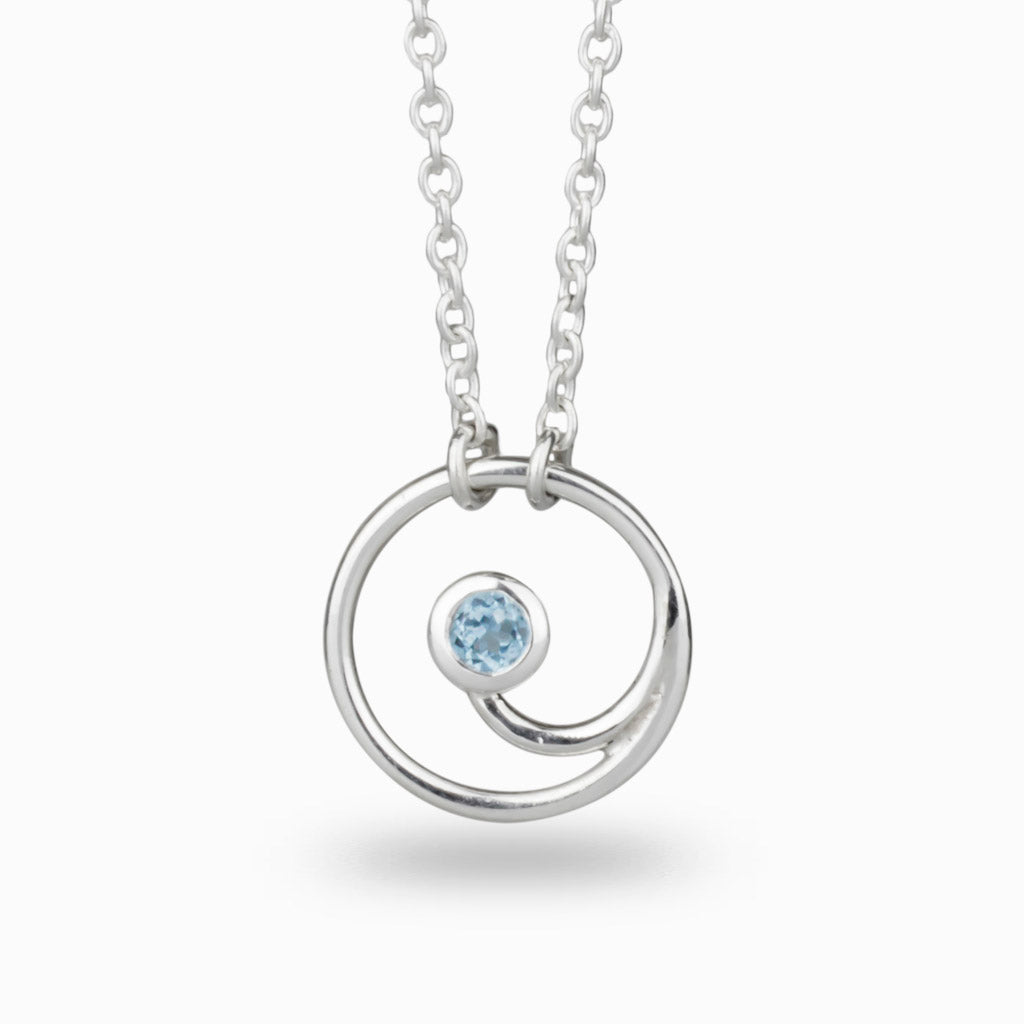 Blue Topaz Necklace