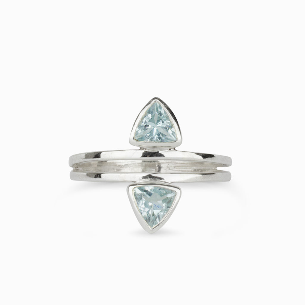 Blue Topaz Ring Made in Earth