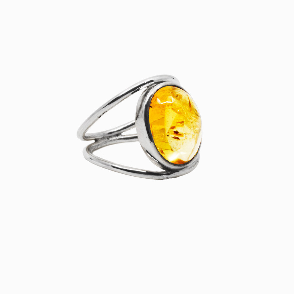 Citrine Cabochon Ring