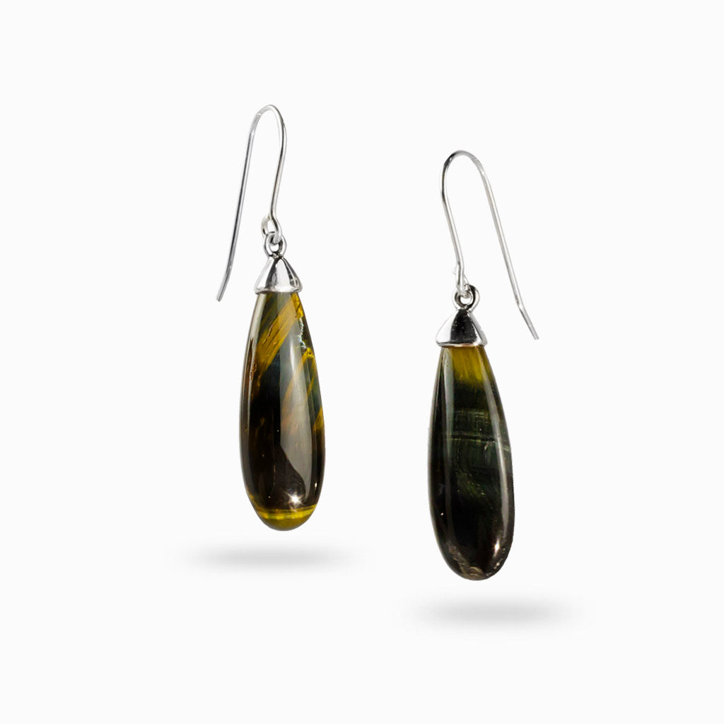 Hawks Eye Drop Earrings