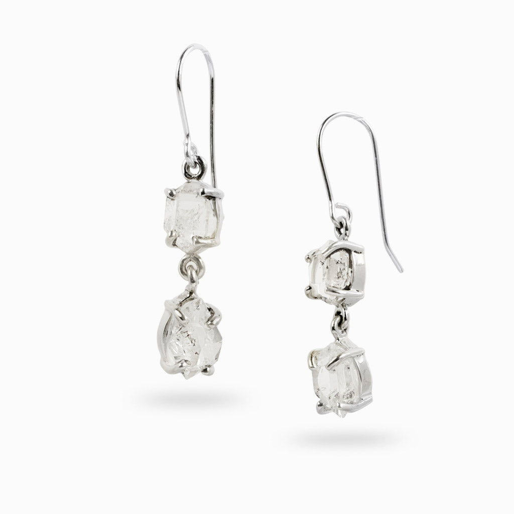 Herkimer Diamond Drop Earrings