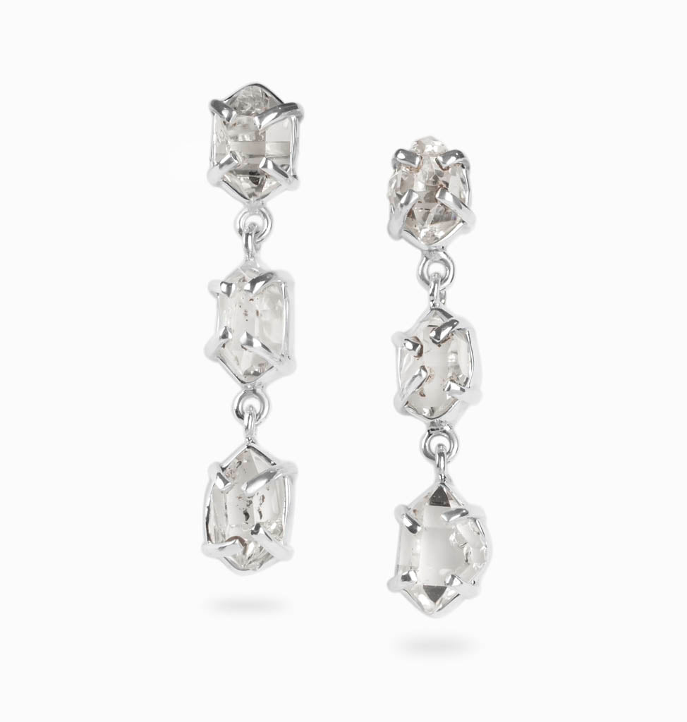 Herkimer Diamond Drop Earrings