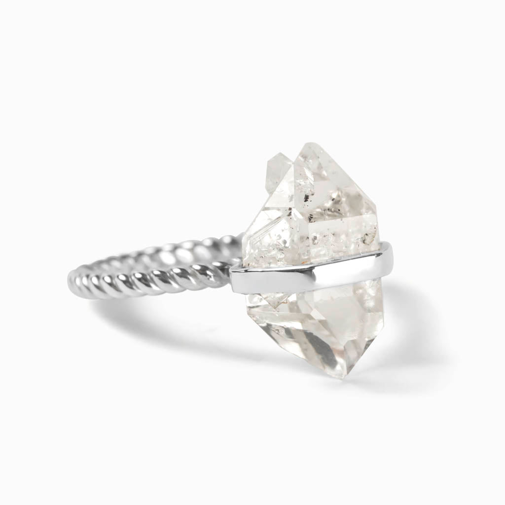 Herkimer Diamond Ring