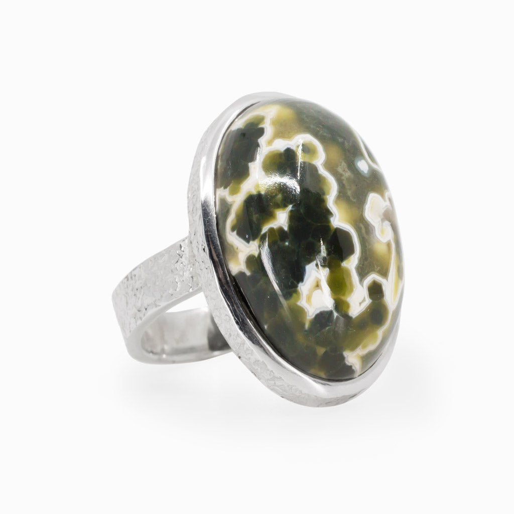 Ocean Spray Agate Ring