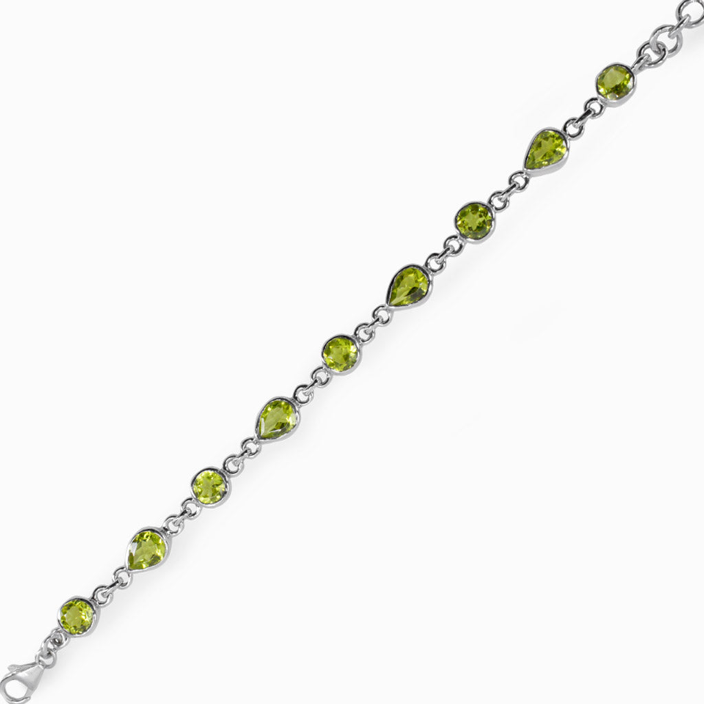 Peridot Bracelet August birthstone Made In earth