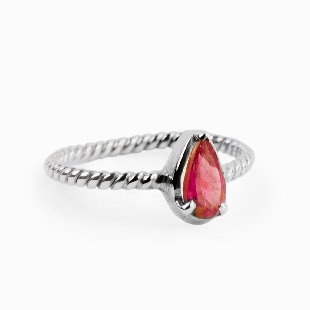 Pink Tourmaline Ring