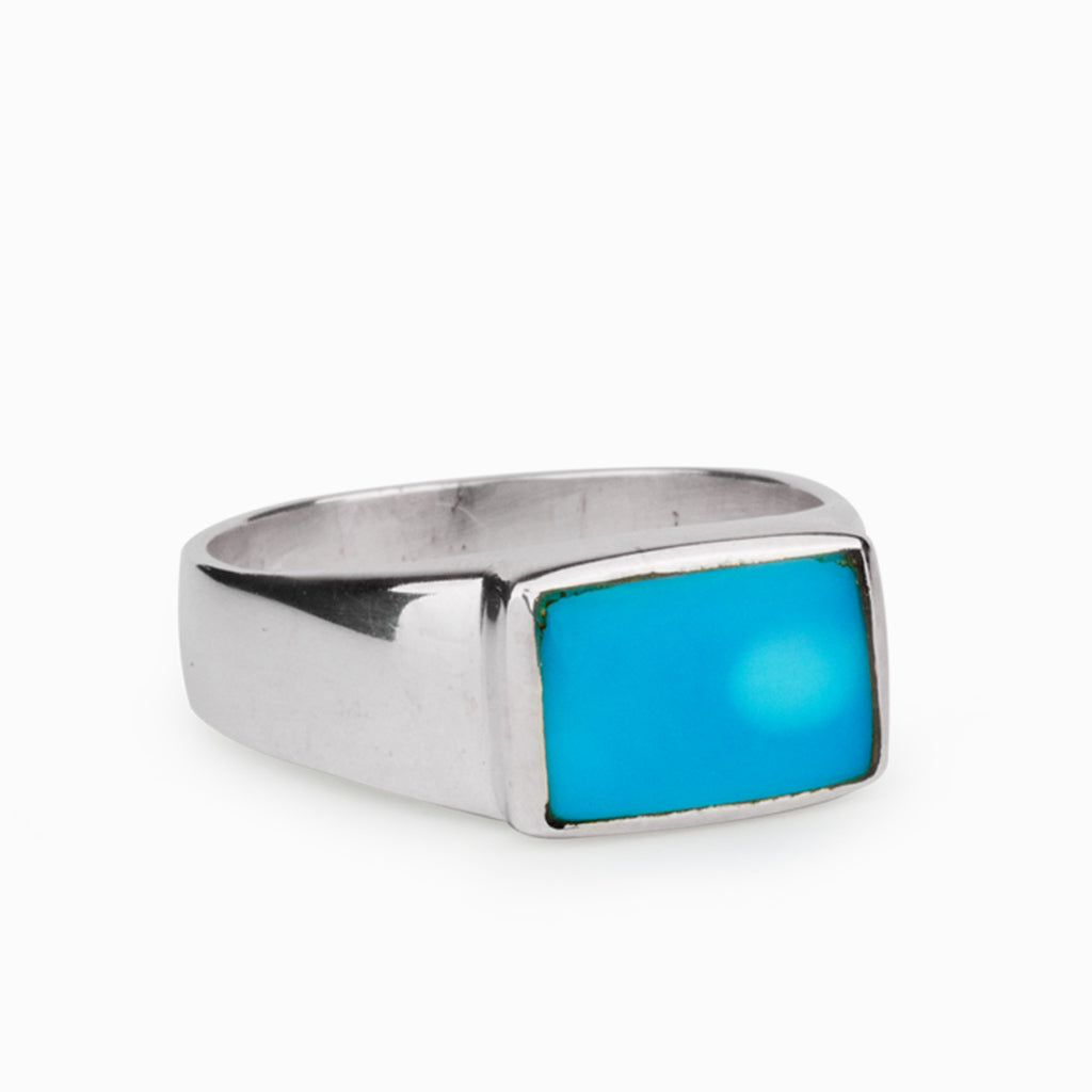 Sleeping Beauty Turquoise Ring Men's