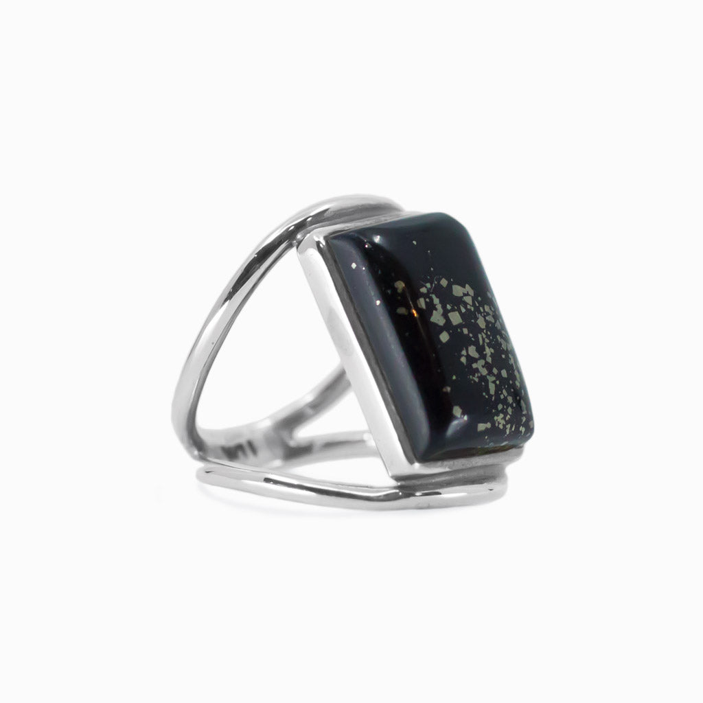 Swiss Pyrite ring