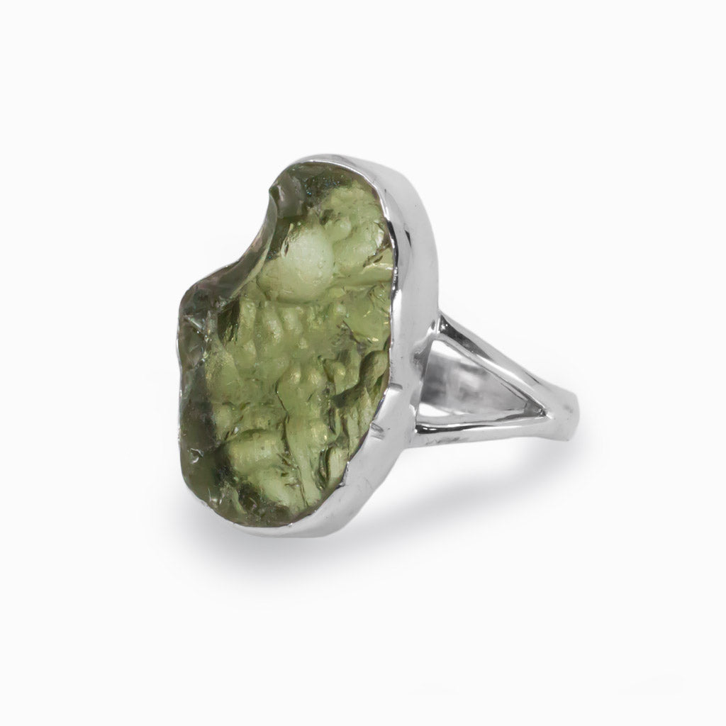 Moldavite Ring
