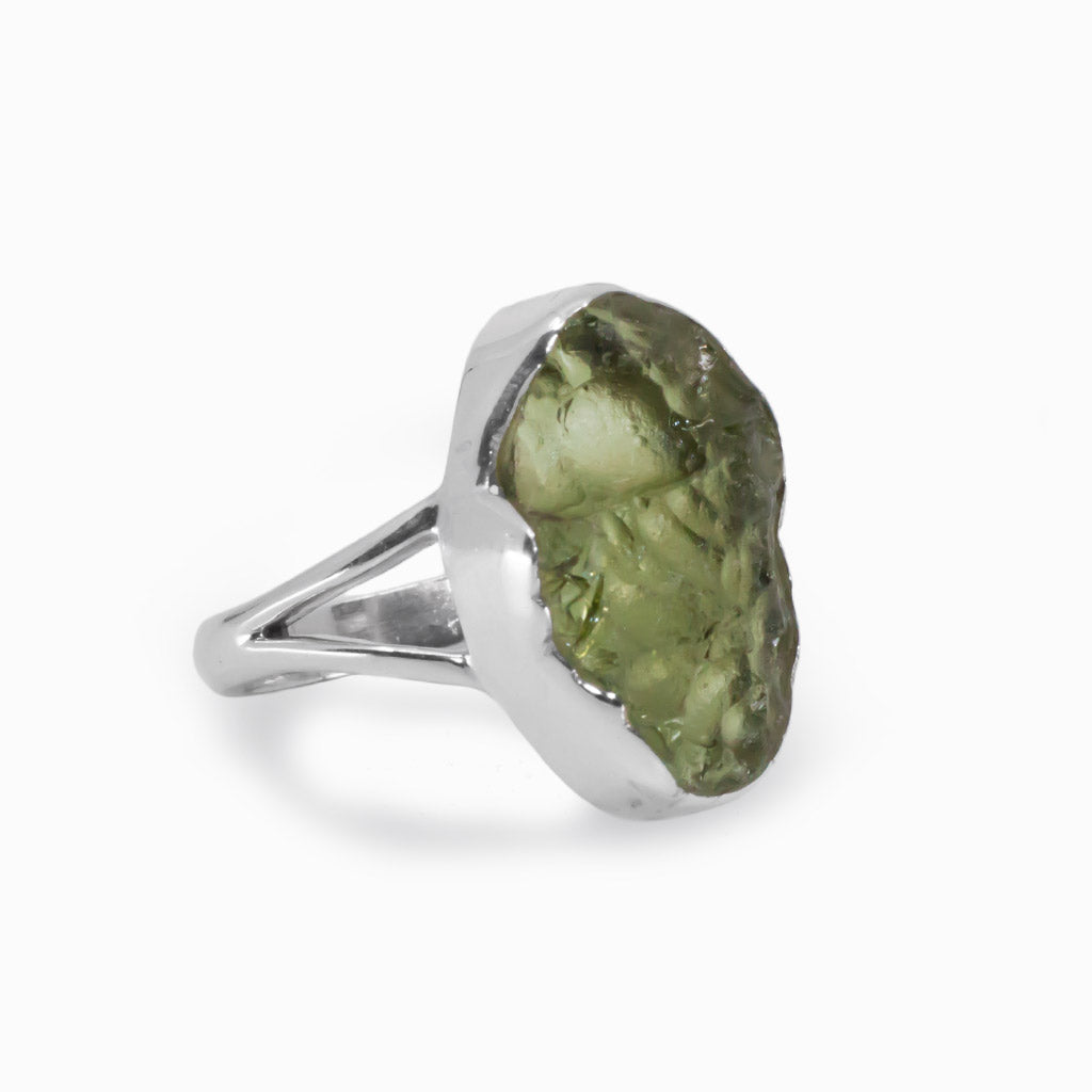 Moldavite Ring