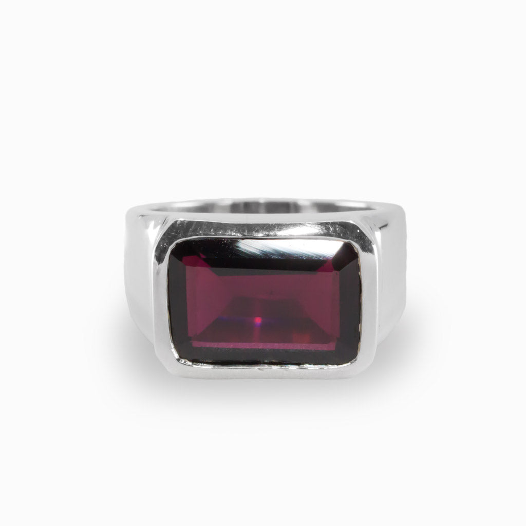 Deep violet red sale garnet