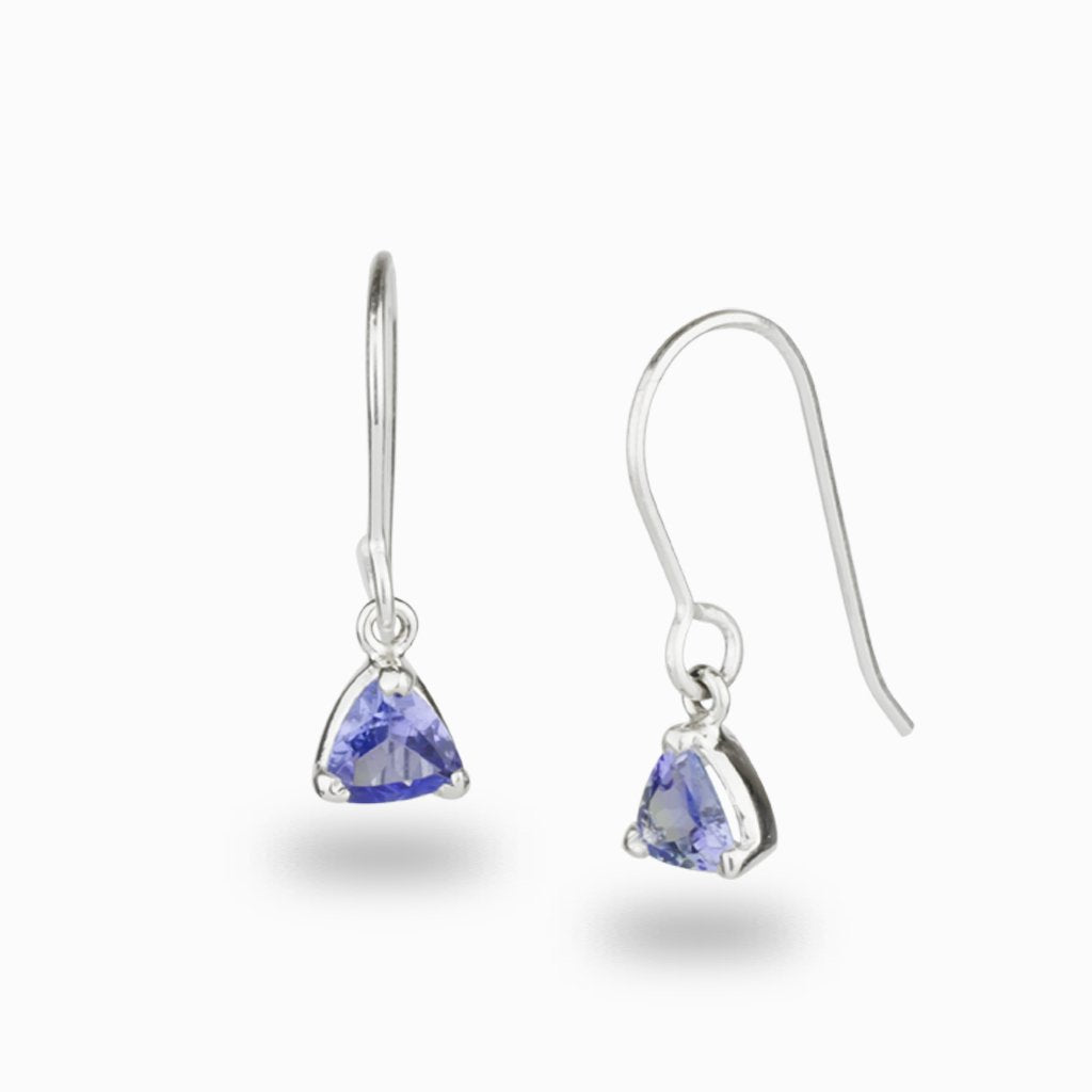 Tanzanite Drop Earrings Made In Earth