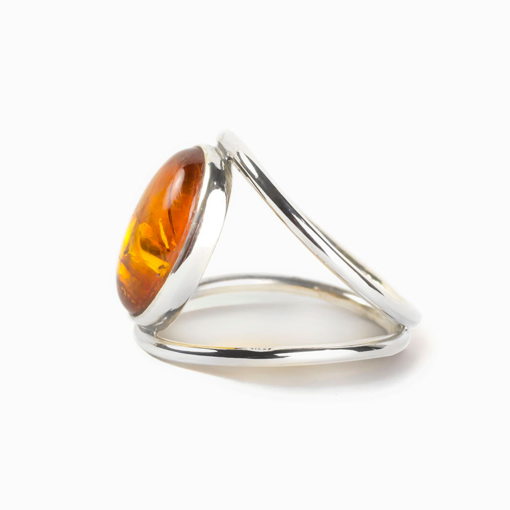 Amber Ring side view