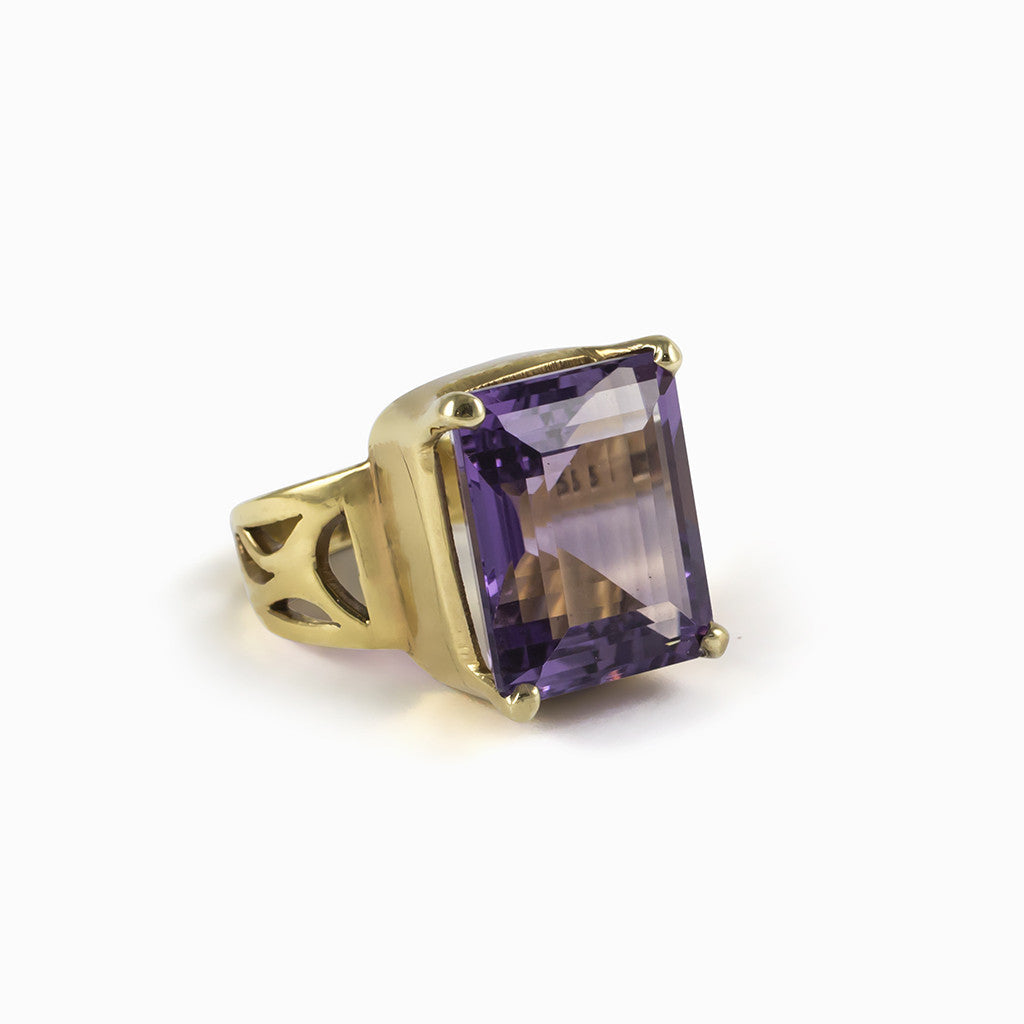 Amethyst Ring from the Made Gold Collection