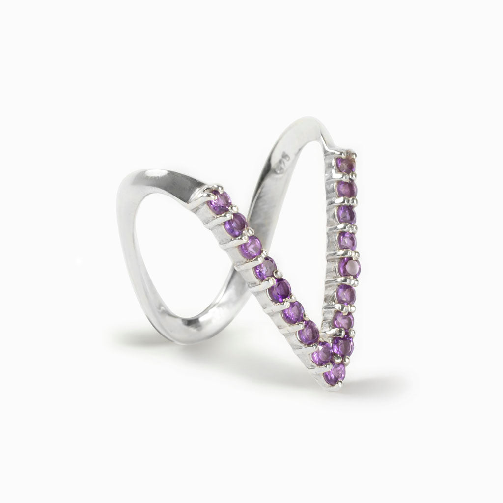 Amethyst V-Ring